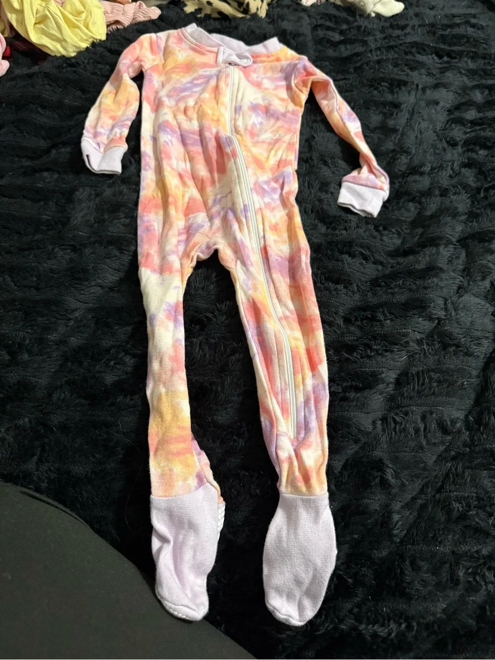 Kids One-Piece Pajamas in Pink, Gray, Multicolor and Cream